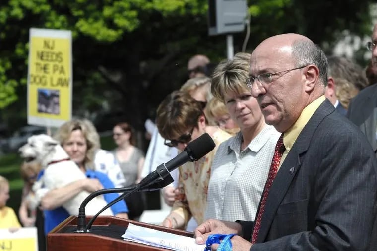 State Rep. Thomas Caltagirone (D.,Berks) at a Capitol news conference in this 2008 Associated Press file photo.