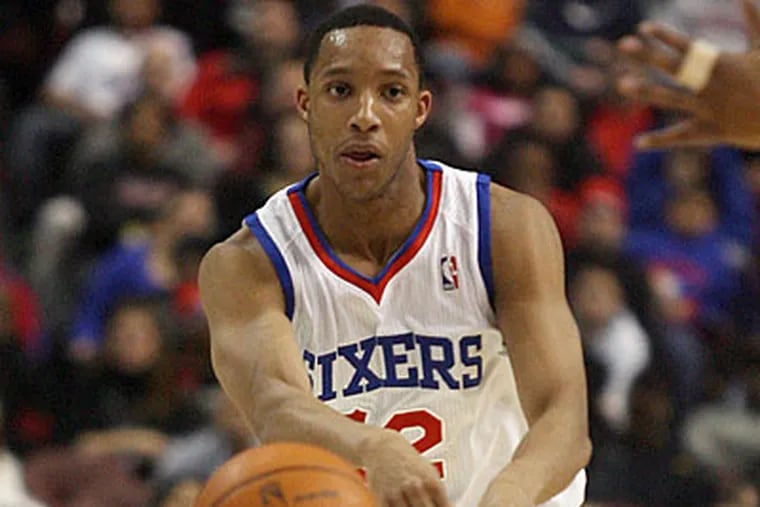 Evan Turner spent more time on the court in Monday's game than he has since Jan. 11. (Yong Kim/Staff Photographer)