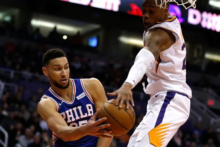 Ben Simmons scored a season-high 29 points in the Philadelphia 76ers' win over the Phoenix Suns.