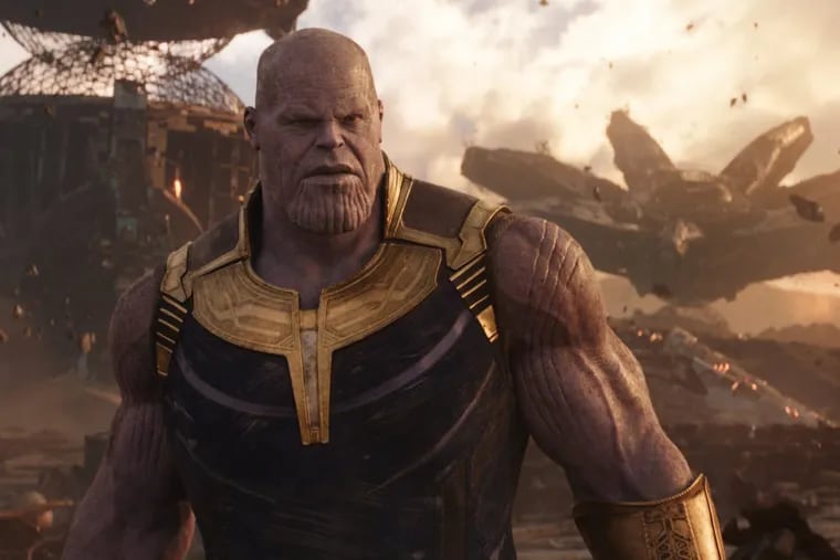 Josh Brolin as Thanos in ‘Infinity War.’
