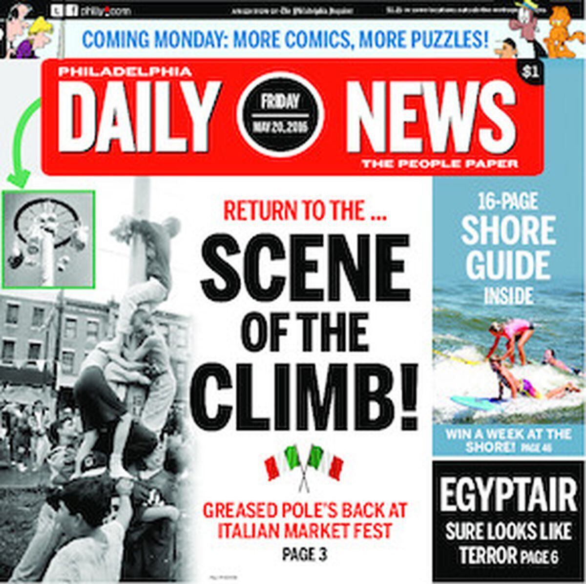Dailynews Monthly Covers 05/20/16