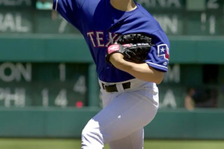 Chan Ho Park, as a Ranger in 2002. The 35-year-old also has pitched for the Dodgers, Padres and Mets in a 15-year career.