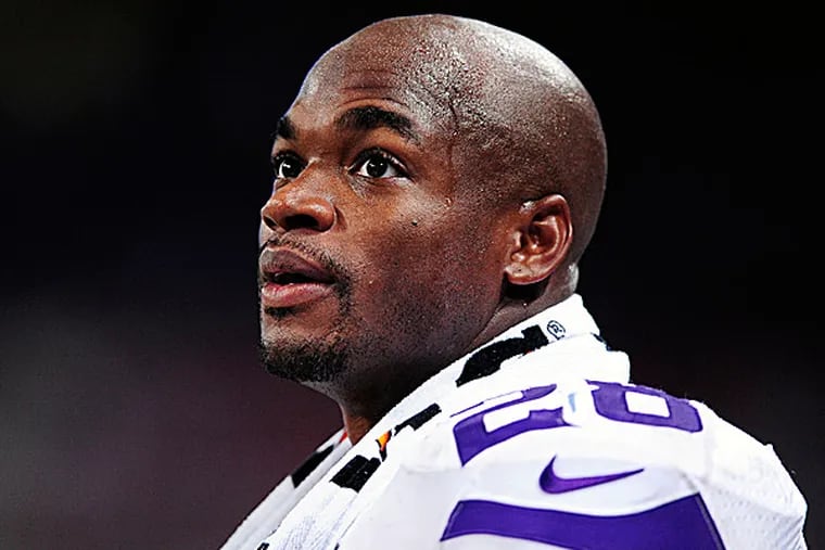 Vikings running back Adrian Peterson. (Jeff Curry/USA Today Sports)