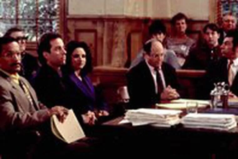 Seinfeld (1998): The climax takes the twisty route and the funny foursome wind up, literally, in court and in prison.