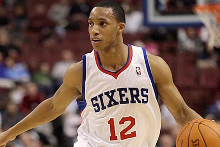 Evan Turner has yet to fully fit in on the floor as a professional basketball player. (Yong Kim/Staff file photo)