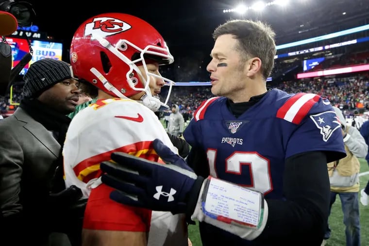 Tom Brady and Patrick Mahomes faced each other four times when Brady played for New England. Each won twice.