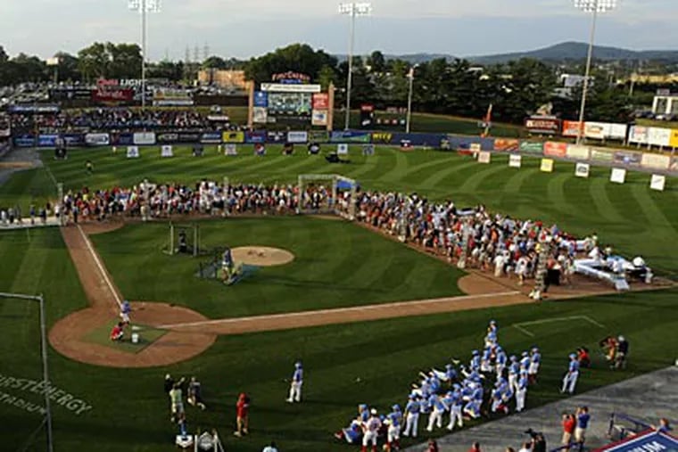 The Eastern League All-Star Game was held at FirstEnergy Stadium in Reading. (Reading Eagle/AP)
