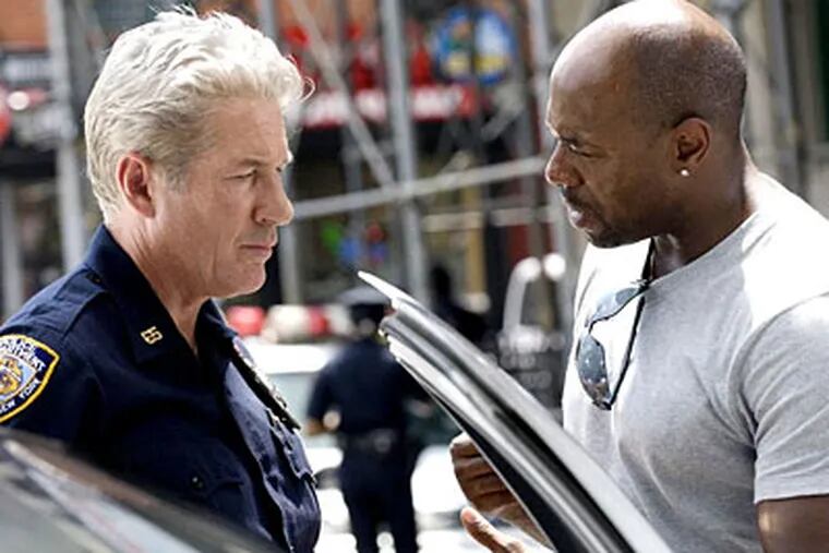 Richard Gere (left) plays Eddie, a tired and troubled veteran who is one week away from retiring from the force.