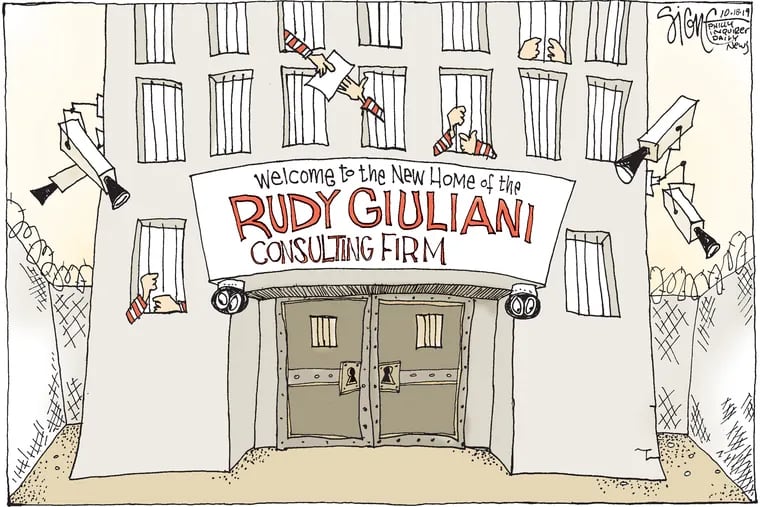 Giuliani and associates have had a rough week.