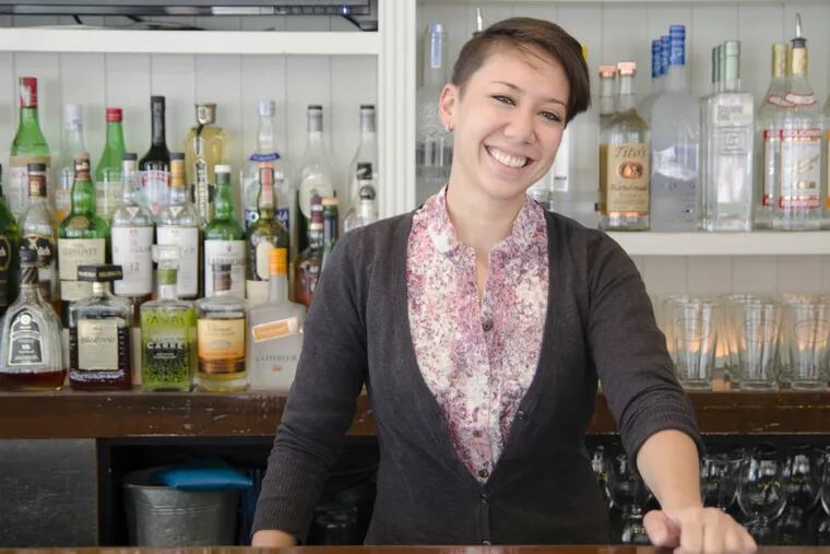 Seasoned bartender Resa Mueller of Twenty Manning: "If it turns ugly, there are always other people to talk to" if you have your blind date at the bar.