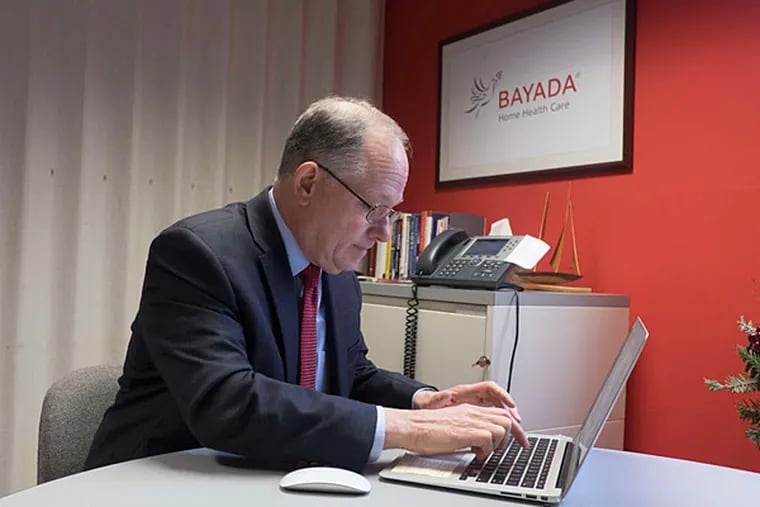 J. Mark Baiada saved $16,000 to start Bayada Home Health Care, now with a billion in revenue.