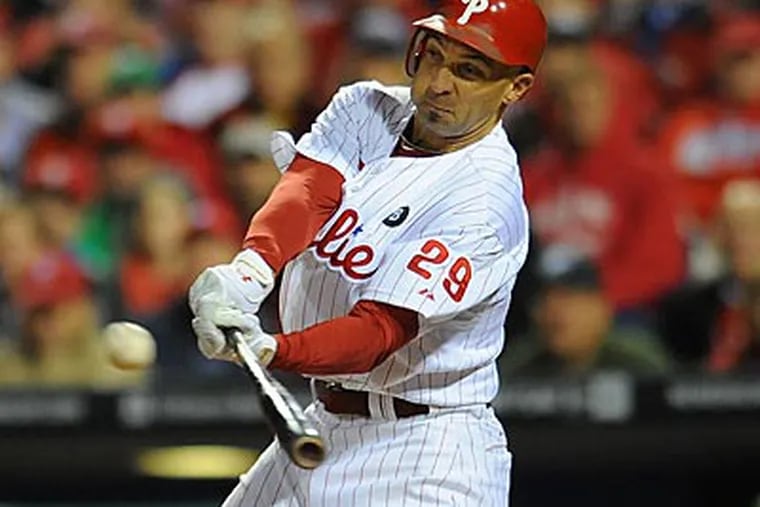 Raul Ibanez played with the Phillies for three seasons from 2009-2011. (Clem Murray/Staff file photo)