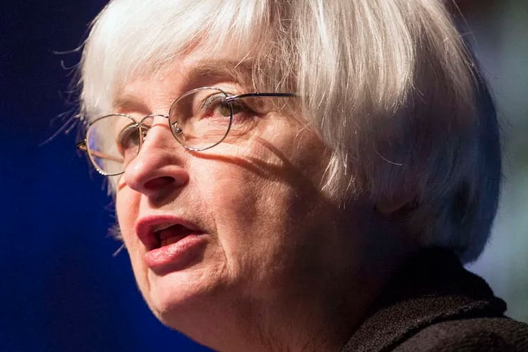 Janet Yellen said the Fed would proceed cautiously. SCOTT EISEN / Bloomberg News