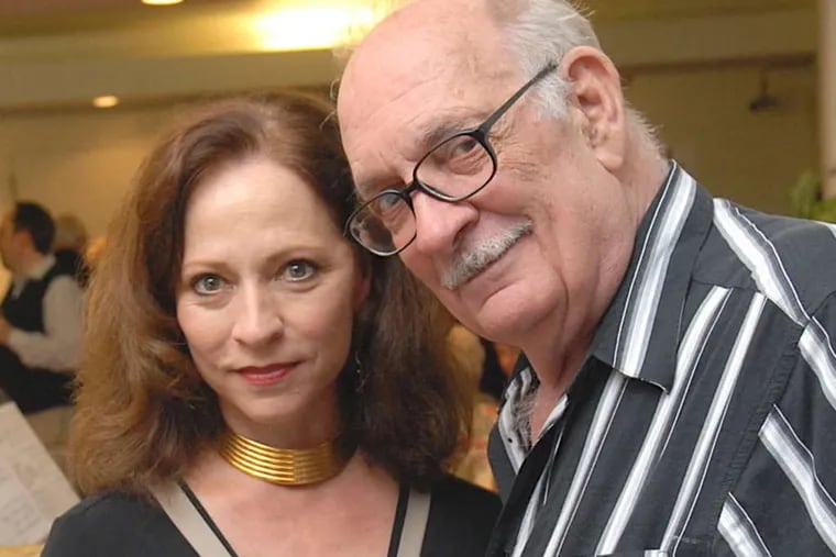 Ann Crumb with her father, composer George Crumb.