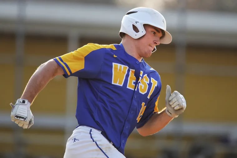Downingtown West junior catcher Eric Grintz was a first-team all-Ches-Mont League National Division selection. 
