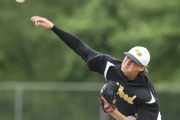 Anthony Russo had a no-hitter going into the sixth inning of Wood’s city championship win over Franklin Towne Charter.