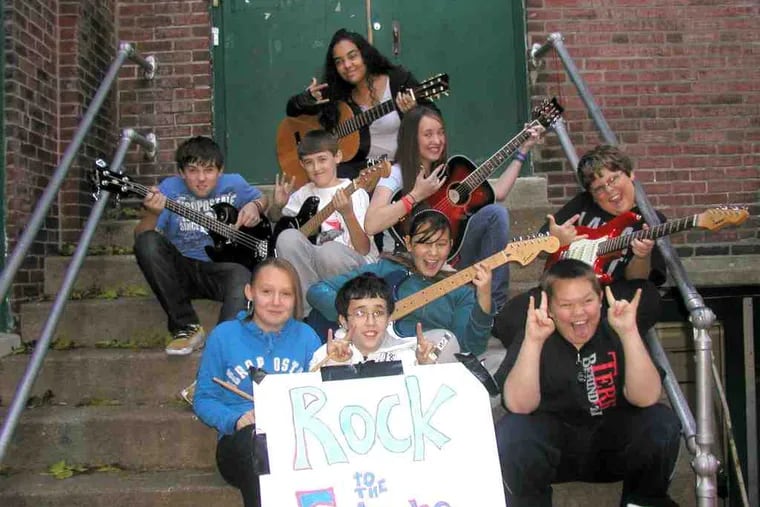 The student performers of Rock to the Future will stage their End of the Year Showcase Sunday at World Cafe Live.