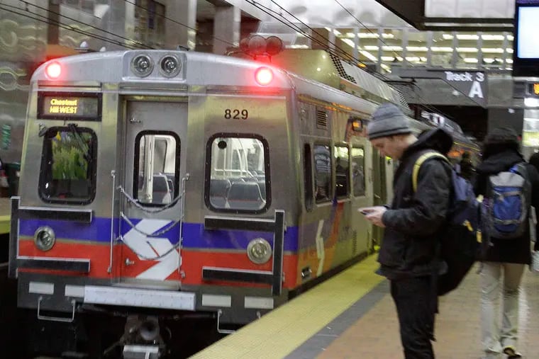A SEPTA Regional Rail train at the Jefferson station. SEPTA officials will ask for a second 120-day presidential emergency board if no rail settlement is reached by Oct. 13.