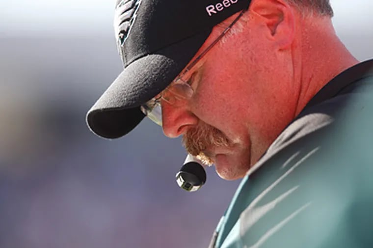 If Andy Reid loses his players, he will likely lose his job. (AP Photo/Derek Gee)