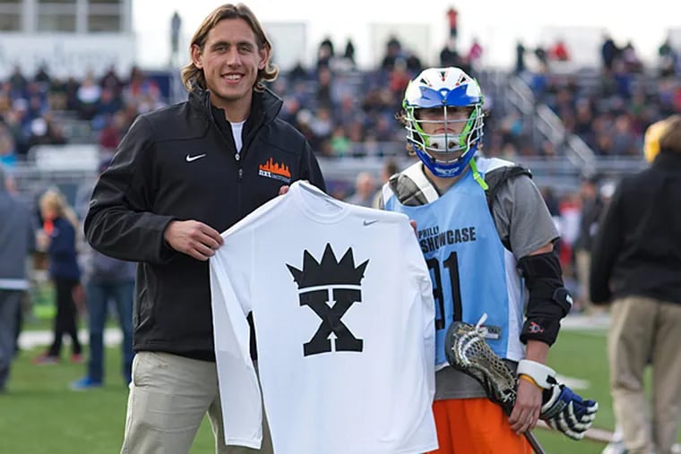 NXTSports Director of Showcase Events Brett Manney at last year's
Philly's Showcase. (Photo Courtesy NXT Sports)