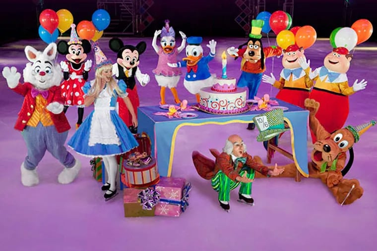 "Disney on Ice Presents Let's Celebrate," continues at the Wells Fargo Center through Jan 4. (Courtesy photo)