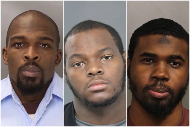 Sadeen Jones (left), Brandon Davis, and Raymond Daniels (right) have all be given significant prison sentences for their roles in a violent 2017 home invasion.