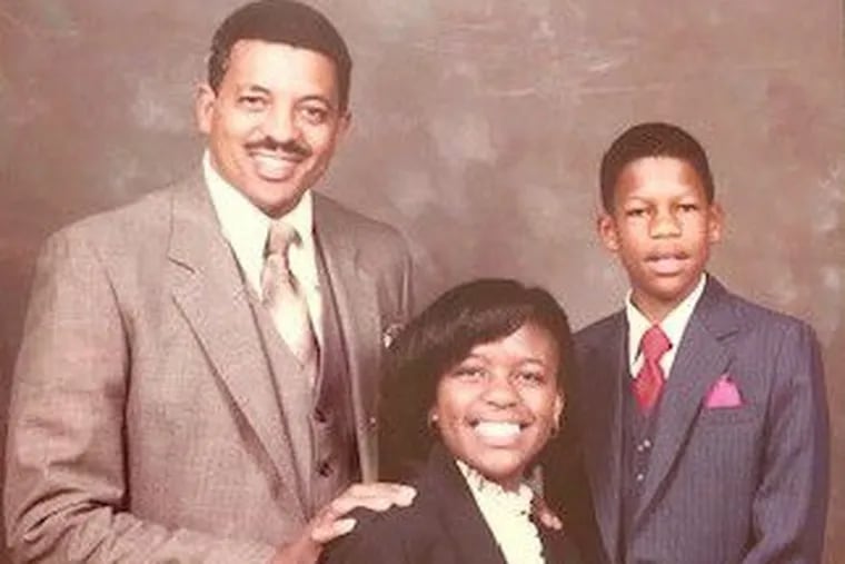 Mr. Johnson, shown with daughter Desiree and son Charles, encouraged his tenants to buy the houses from him and become homeowners themselves.