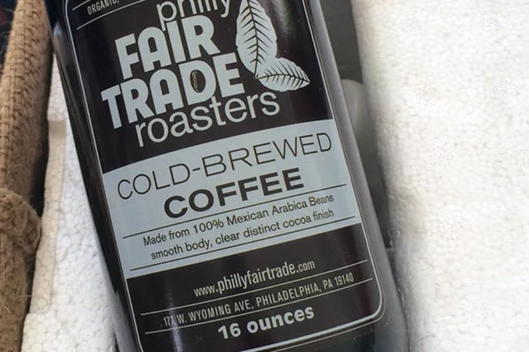 Cold brewed coffee from Philly Fair Trade Roasters. (Craig LaBan/Staff)