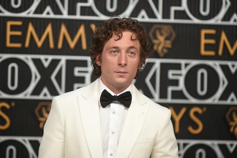 Jeremy Allen White at the 75th Primetime Emmy Awards in January. He is reportedly in talks to portray Bruce Springsteen in an upcoming biopic. (Richard Shotwell / Invision)