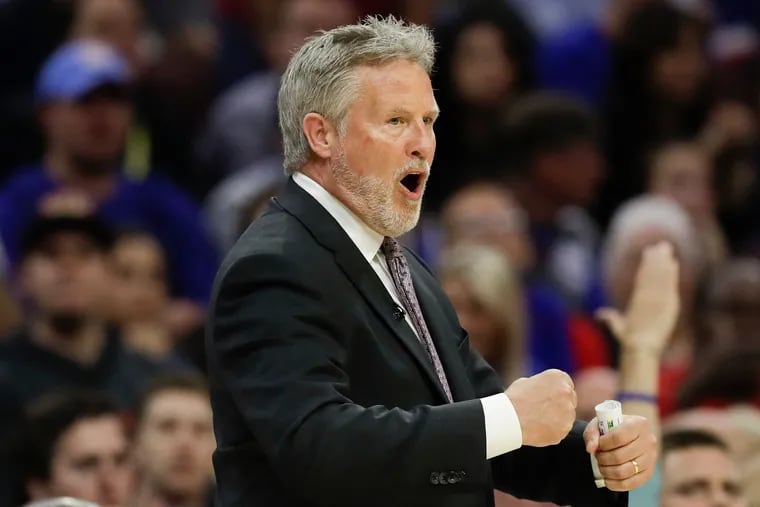 Brett Brown will remain as the Sixers' head coach.