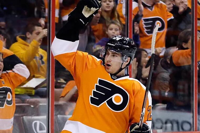 Philadelphia Flyers' Matt Read. (AP Photo/Matt Slocum)