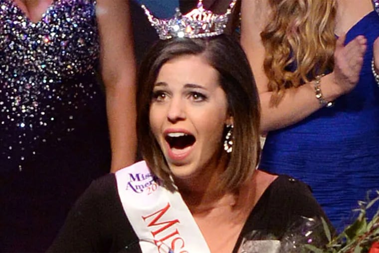 Holly Harrar, 22, of Pottstown, is Miss Philadelphia 2016. The Shippensburg University student was crowned Saturday night at the 95th Miss Philadelphia Pageant, held at Mandell Theater at Drexel University.
