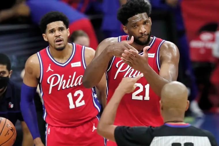 Joel Embiid's 40-point, 19-rebound performance ended the Sixers' first half of the season on a high note.