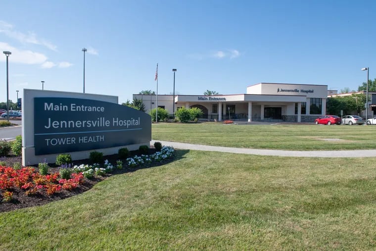 Jennersville Hospital, in Penn Township, Chester County, is slated to close. A judge last week denied Tower's request for a property tax exemption for the hospital.