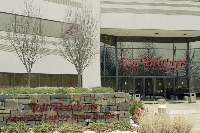 Toll Brothers corporate headquarters in Horsham, Pa. 