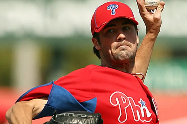 Cole Hamels allowed 5 runs in three innings of work. (Yong Kim / Staff File Photo)