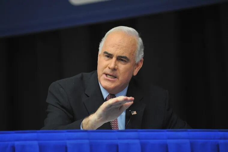 Former U.S. Rep. Pat Meehan (R., Pa.), seen here in 2010, resigned in April after revelations of a taxpayer-funded sexual harassment settlement with a former aide. He later repaid the Treasury the $39,000 used for the settlement.