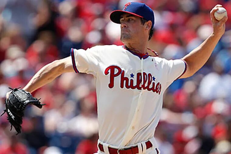 Over the last calendar year, Cole Hamels' numbers are every bit as impressive as those posted by Roy Halladay and Cliff Lee. (David Maialetti/Staff Photographer)
