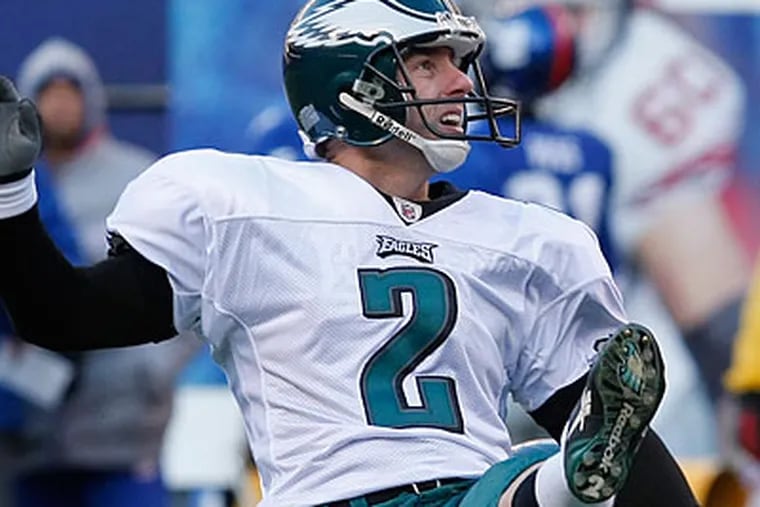 David Akers loyal to Eagles, Philly, in sickness and in health