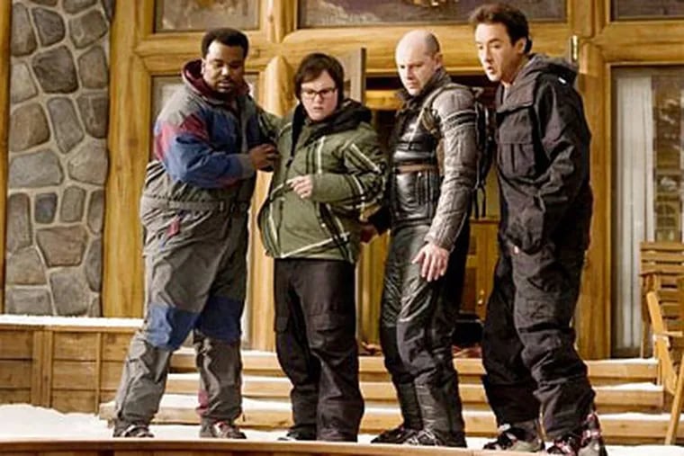 From left: Craig Robinson, Clark Duke, Rob Corddry and John Cusack in "Hot
Tub Time Machine."