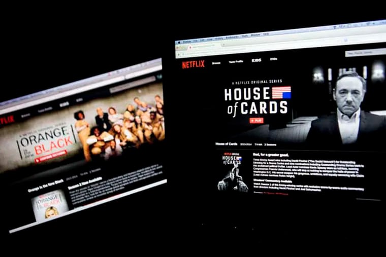 The Netflix Inc. website displays the service's series &quot;Orange Is the New Black&quot; and &quot;House of Cards&quot; series. Few Cubans can afford or are able to get Netflix service. ANDREW HARRER / Bloomberg