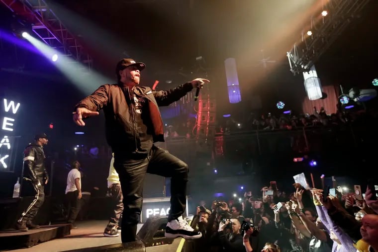 Wu Tang Clan, the hip-hop collective from Staten Island, performs during the first of two shows this week at the Franklin Music Hall in Phila., Pa. on January 24, 2019.