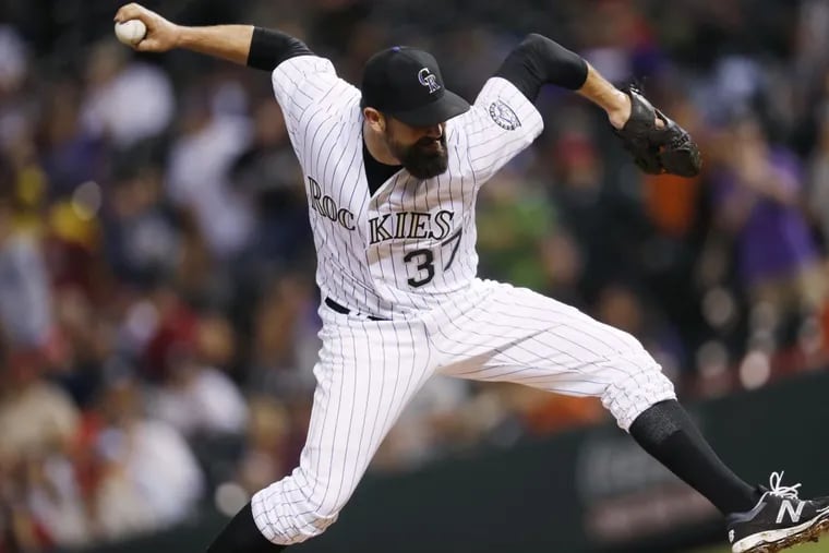 Colorado Rockies relief pitcher Pat Neshek says he liked time with the Phillies and sees a lot of potential among the young players.