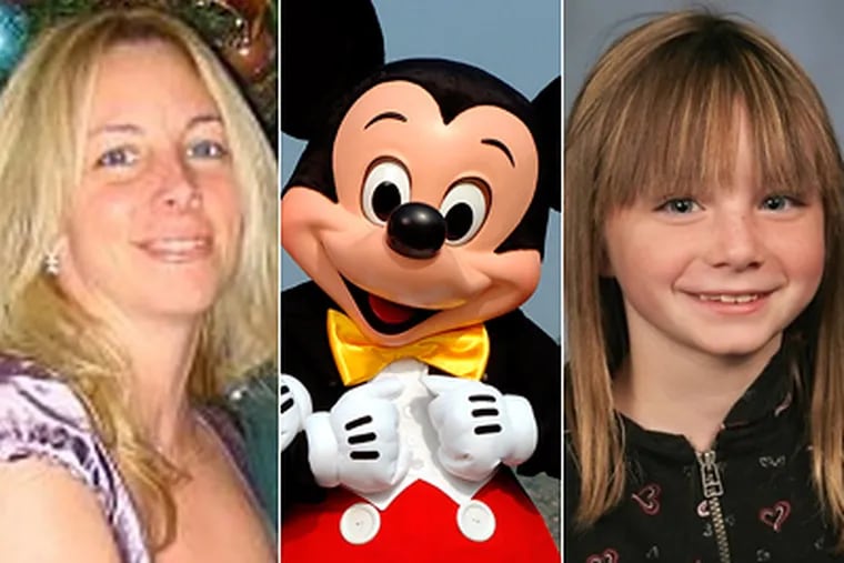 Bonnie Sweeten (left) and her daughter, Julia Rakoczy (right), who were thought to have been abducted, were instead found at Disney World in Orlando, Fla. (Associated Press and family photos)