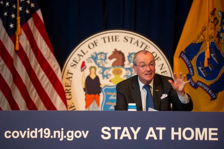 New Jersey Governor Phil Murphy, shown in this 2020 file photo, is requiring New Jersey teachers get the COVID-19 vaccine or submit to testing at least once or twice weekly.