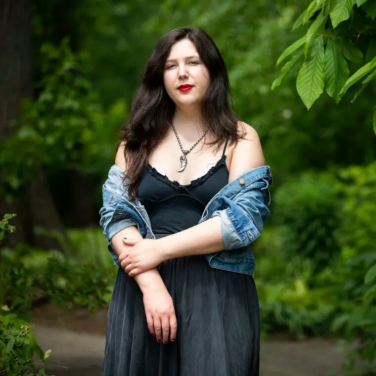 Lucy Dacus posed for a portrait at Bartram's Garden in Philadelphia, Pa. on Wednesday, June 2, 2021.
