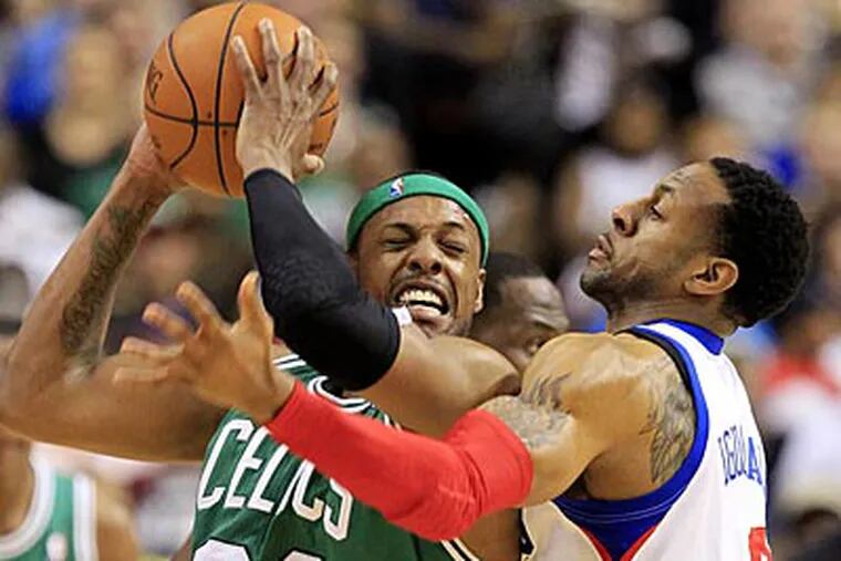 The Sixers and Celtics play Game 1 of their second round playoff series Saturday night in Boston. (Ron Cortes/Staff file photo)