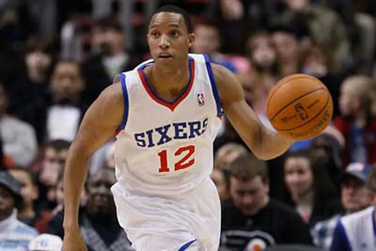 Evan Turner was presumed to be the favorite for a starting spot in the Sixers' backcourt. (Matt Slocum/AP Photo)