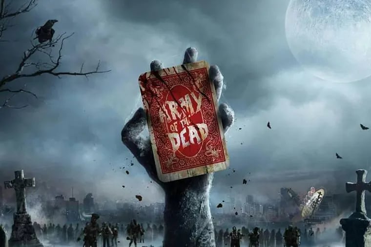 The poster for Netflix "Army of the Dead," which is casting in Atlantic City