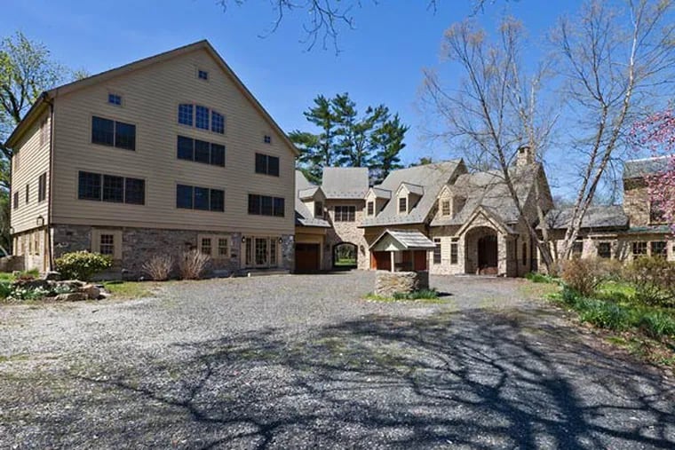 This Doylestown home, which was converted from a barn and farmhouse into a single 9,000-square-foot home, is on the market for $2.27 million.